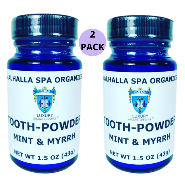 Twin Pack Tooth Powder With Mint and Myrrh